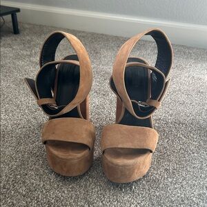 Alexander Wang Tan Platform Heels